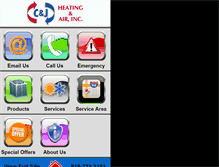 Tablet Screenshot of cnjheatnair.com